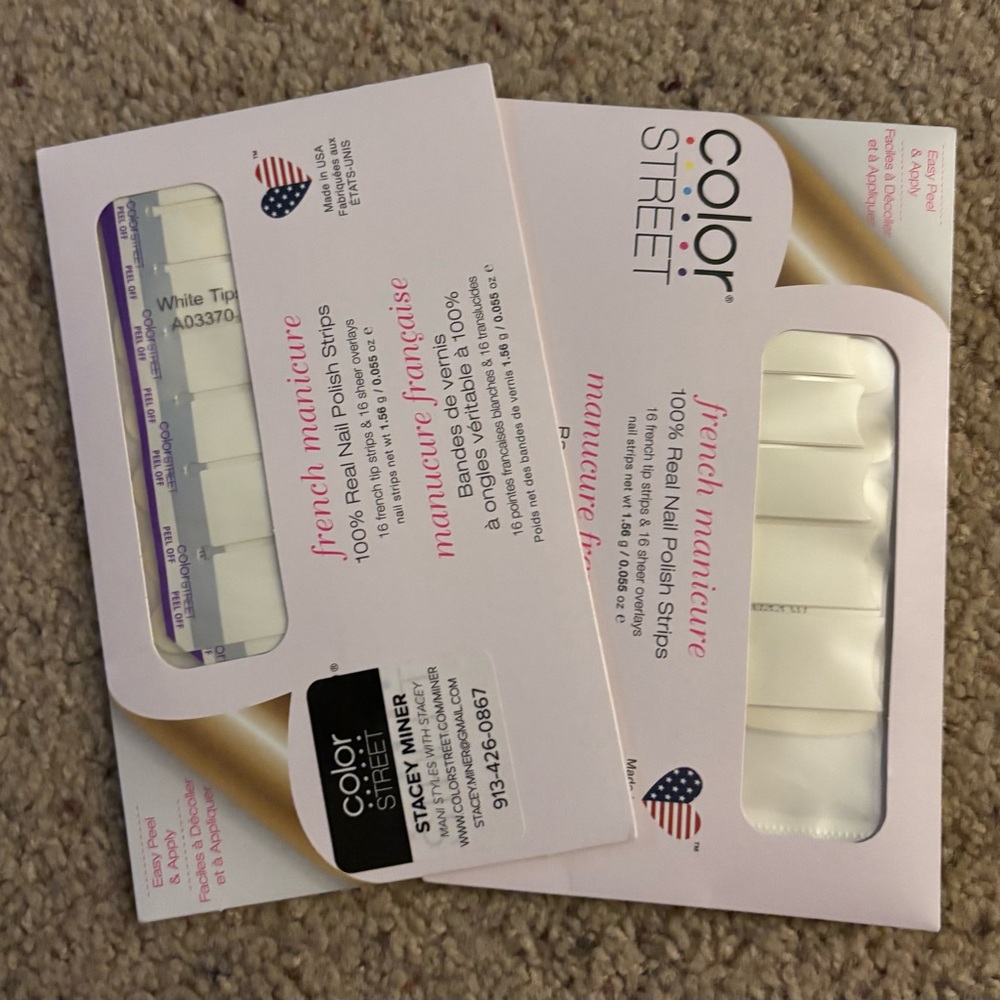 Color Street French Manicure Nail Strips - White Tip